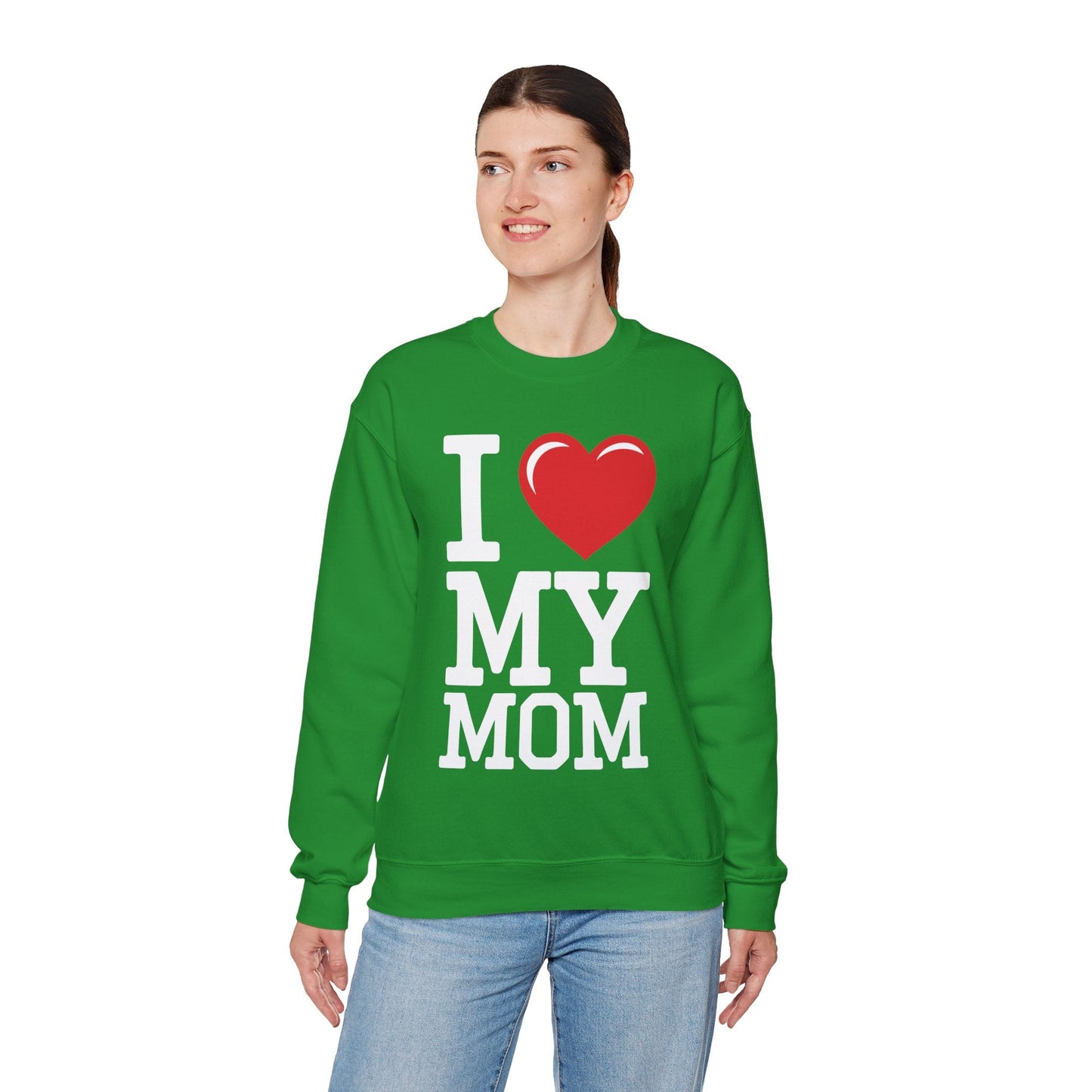 I Love My Mom Mothers Day from Daughter or Son Sweatshirt